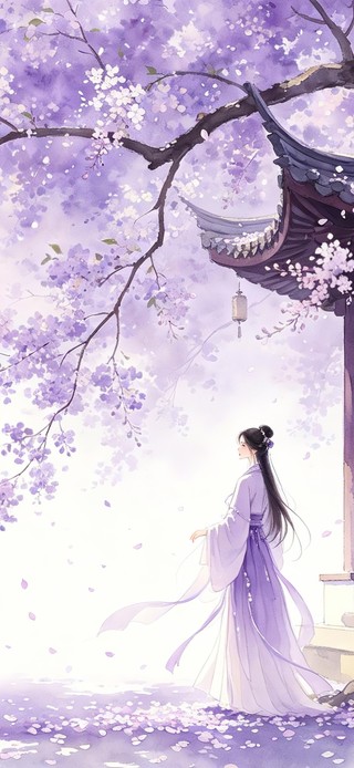 超唯美  紫色菩提 