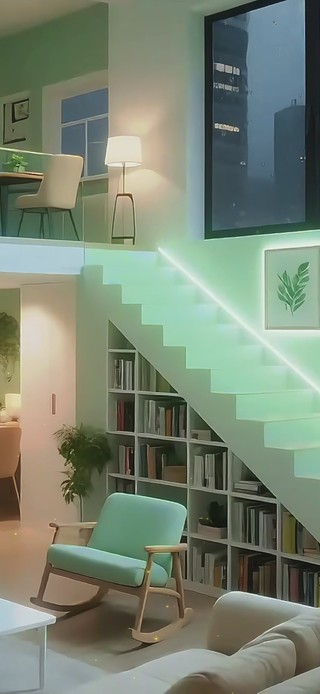 窗外下雨