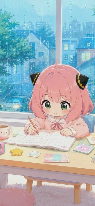 认真学习的阿尼亚