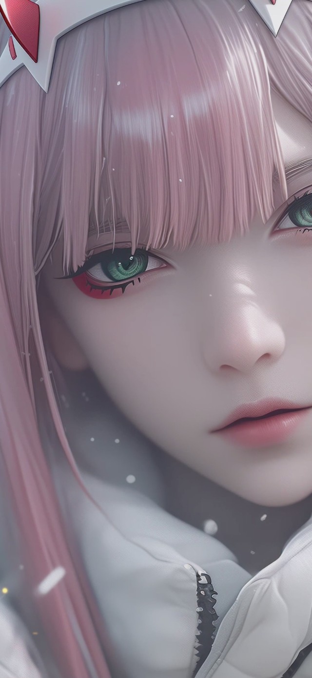 雪地可爱女孩零二