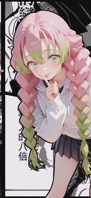 漫画风甘露寺蜜璃