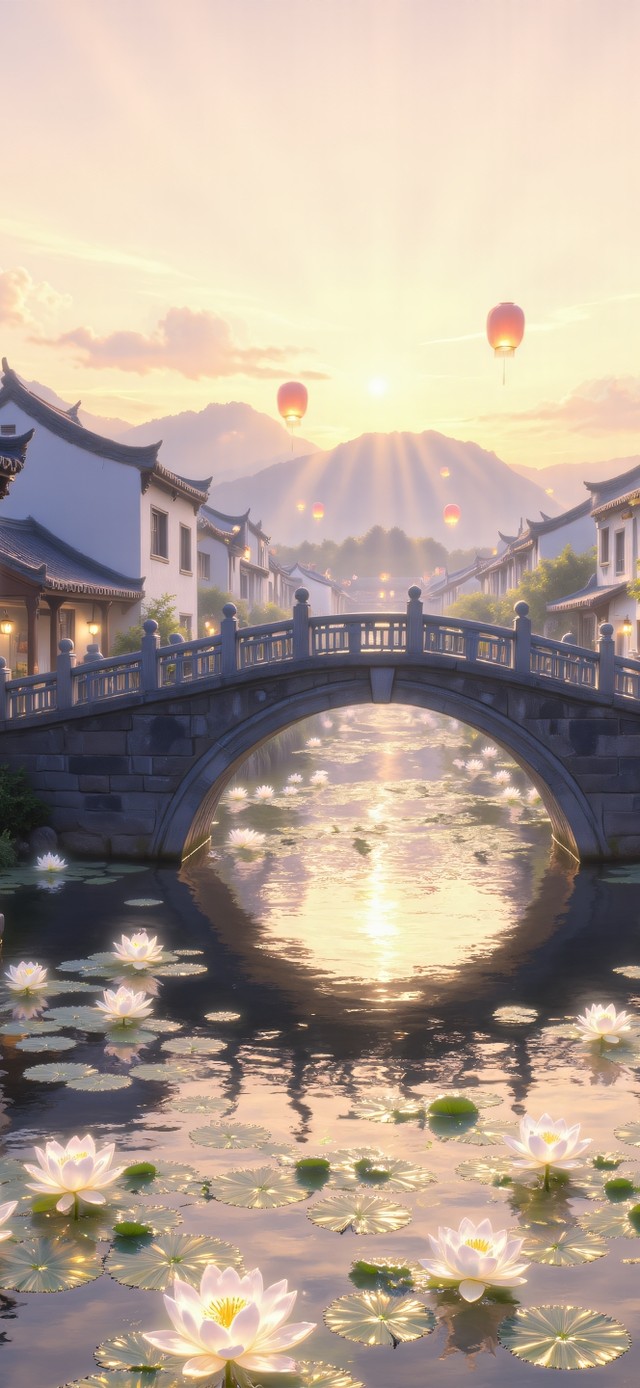 荷塘水乡