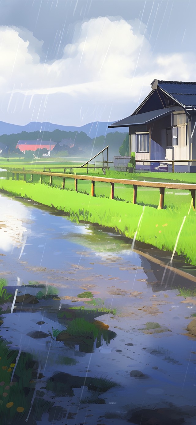 唯美治愈乡村风景	