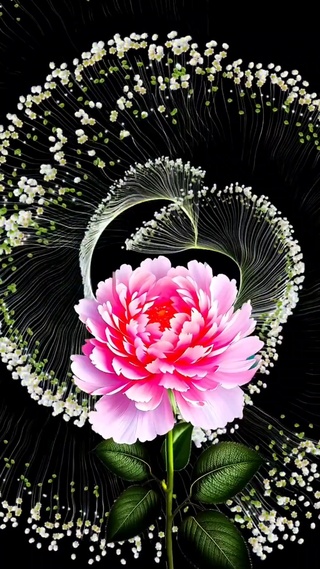 玫瑰摇曳生姿