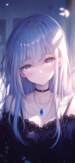 害羞美女