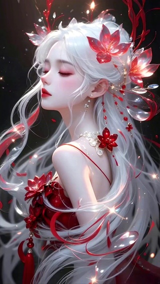 长发美女