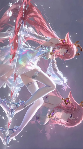 炫彩白丝长腿神子