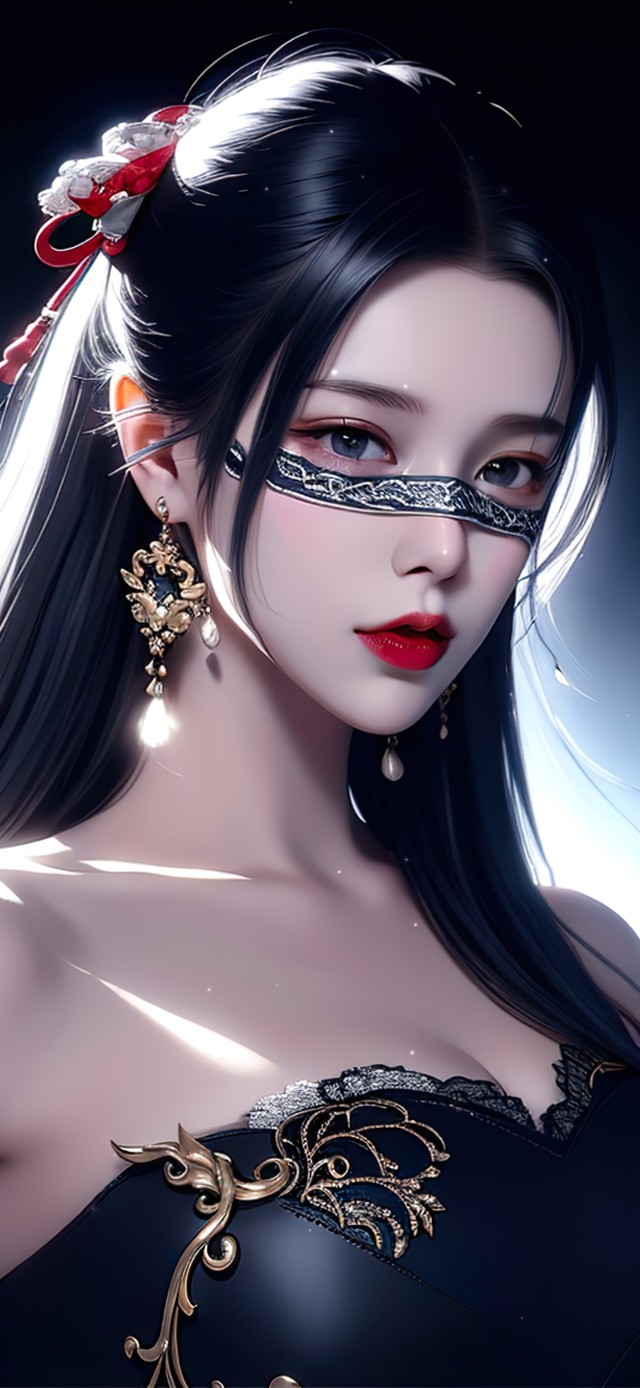 纯欲系古风长发女生