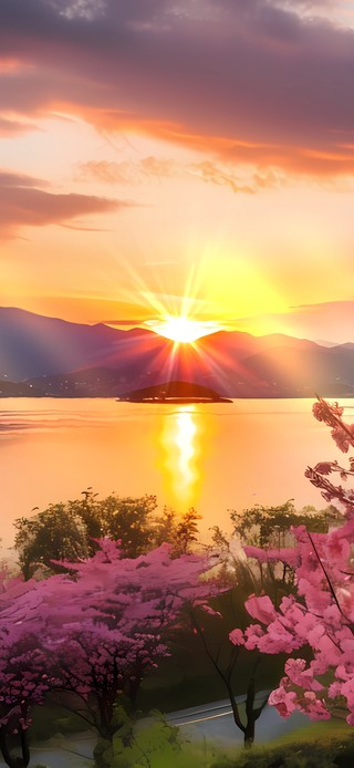 夕阳美景
