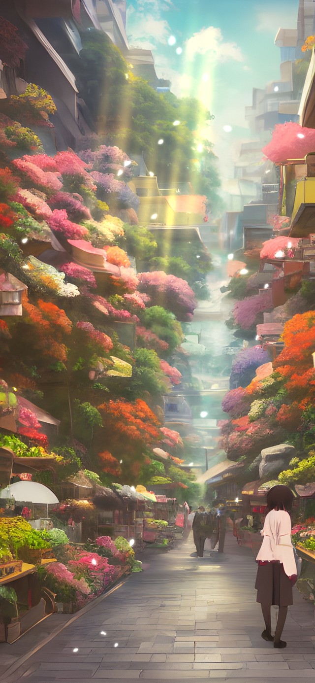 鲜花小巷