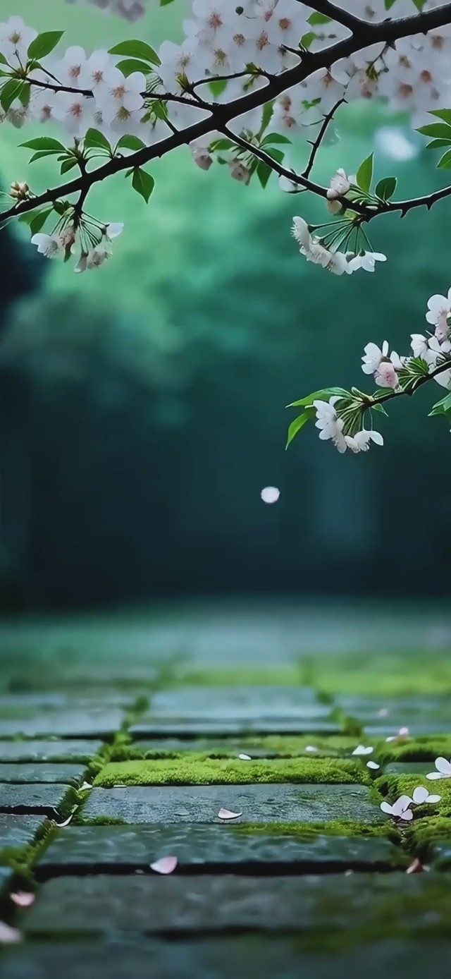 烟雨花阶