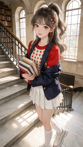图书馆的同学