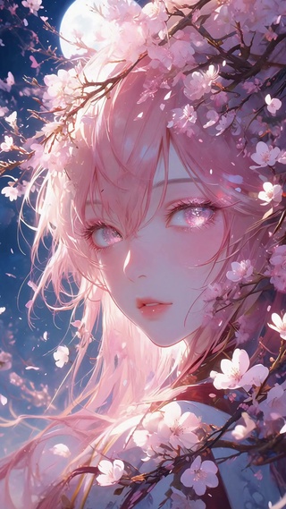 二次元樱花少女