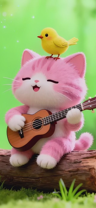 可爱猫咪悠闲时光