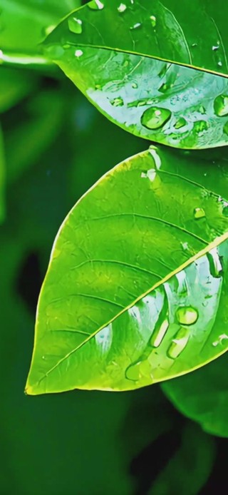 护眼助眠雨声和栀子叶