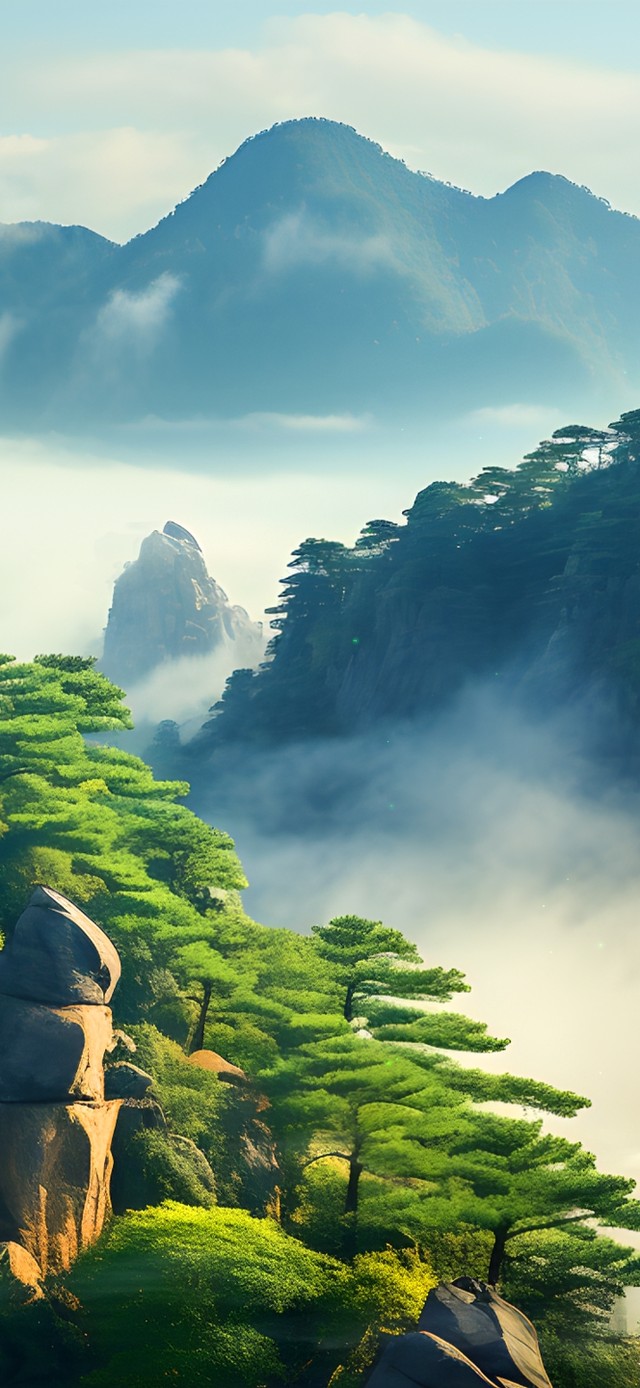 云雾山川(风景手机动态壁纸) - 风景手机壁纸下载 - 元气壁纸