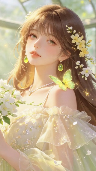 花园美女高清4k