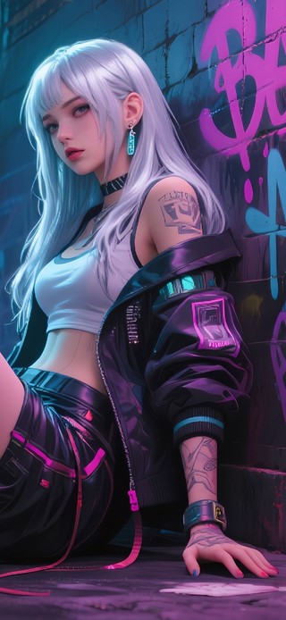 赛博美女