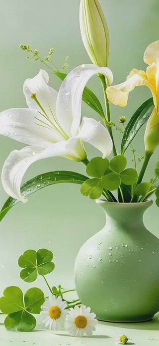 清新花