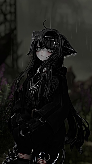 雨中女孩