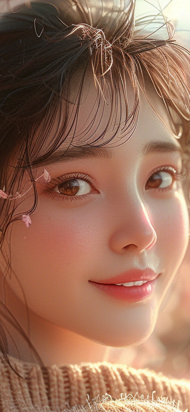 4K 花中仙子 回眸一笑百媚生