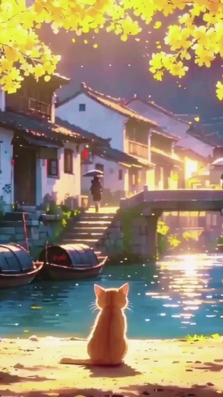 江南橘猫的桂香满溢