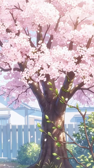 樱花庭院
