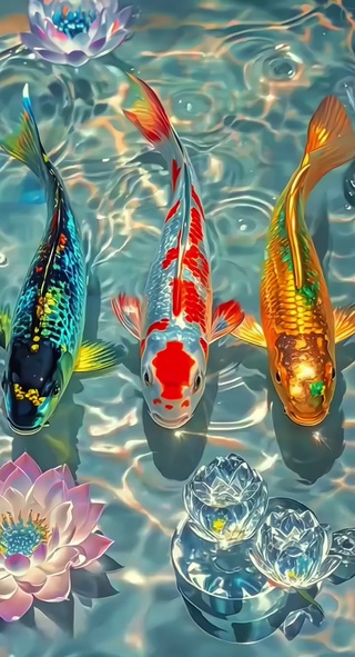 三个锦鲤