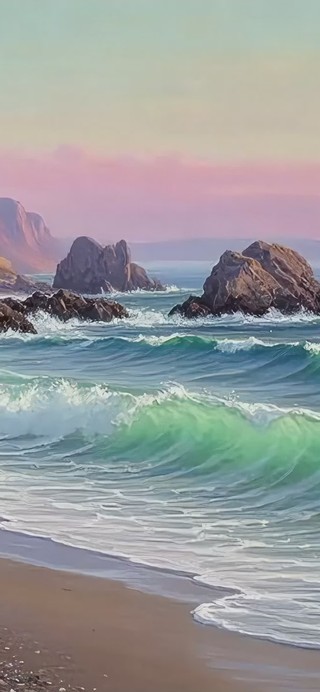 海边晚霞