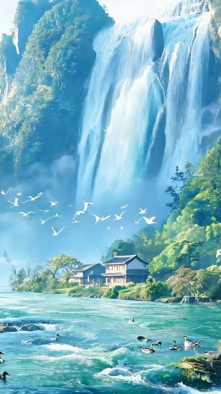 古风山水