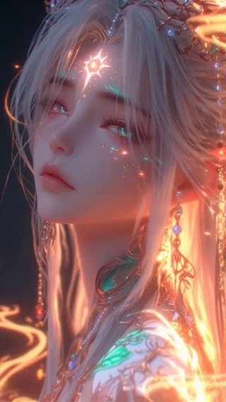 唯美的古风动漫美女