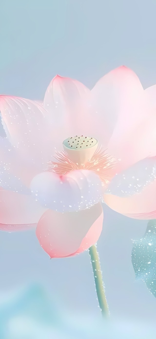 小清新荷花盛开