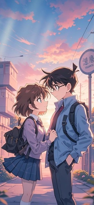 灰原哀和柯南相爱