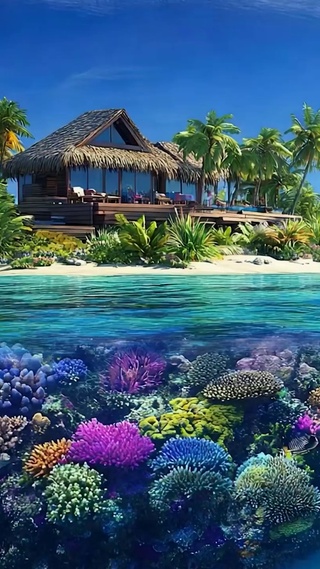 海岛小屋