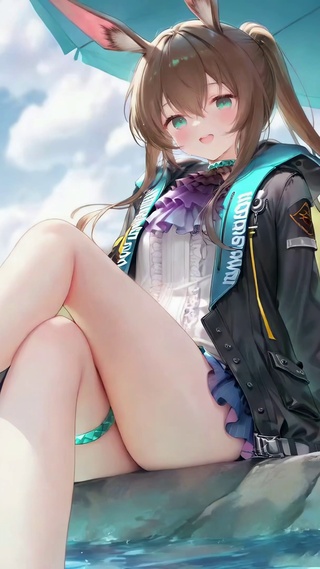 夏日海边兔耳美少女-阿米娅