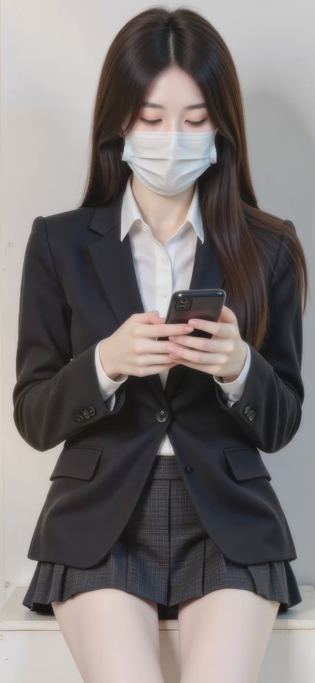 简约护眼美女壁纸