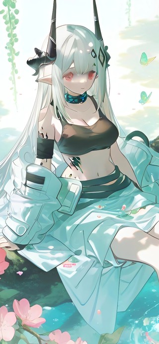 林中水池少女-岩泥