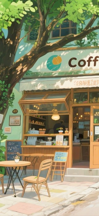 拐角的咖啡店
