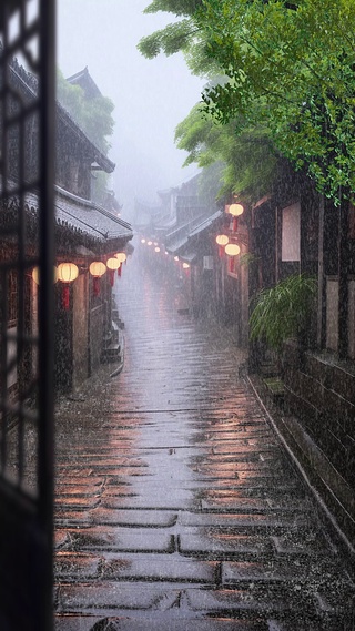 江南烟雨