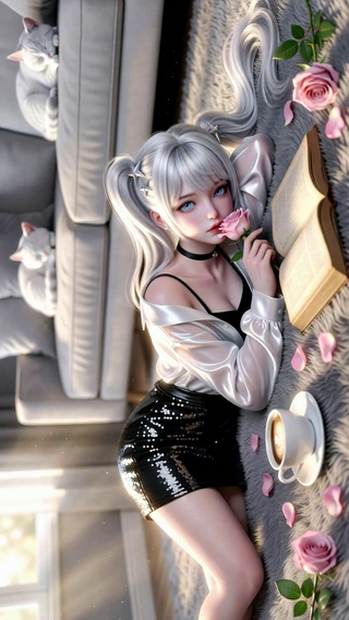 双马尾少女