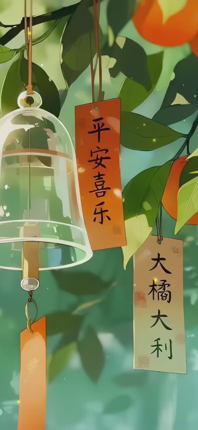 大橘大利祈福桌面