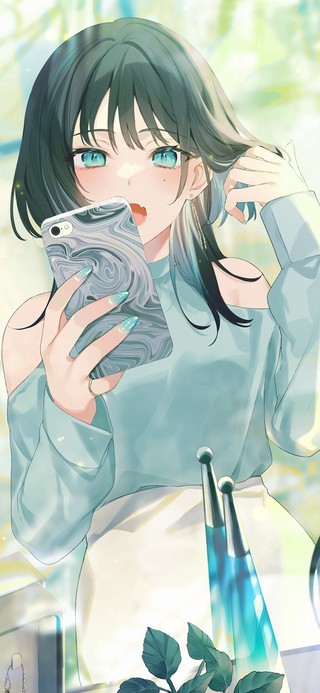 拍照美少女