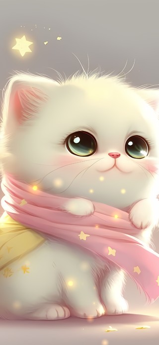 可爱星光猫咪
