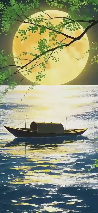 江上满月时