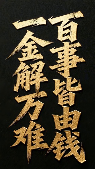百事皆由钱一金解万难