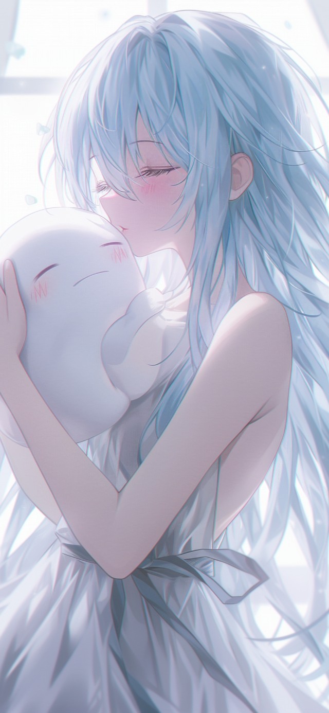 雪墨壁纸丨利姆露丨蓝发柔梦丨