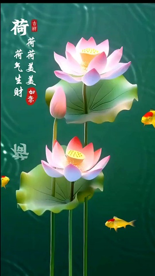 “荷荷”美美 “荷”气生财