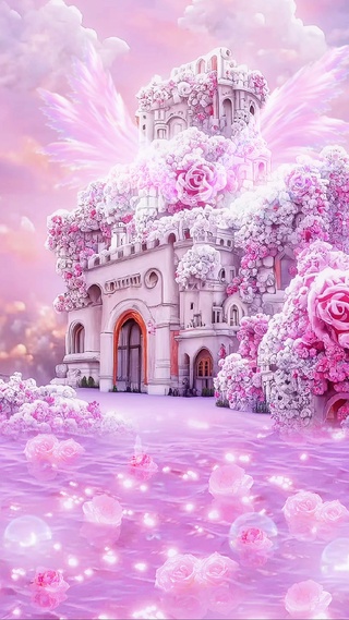粉色玫瑰城堡