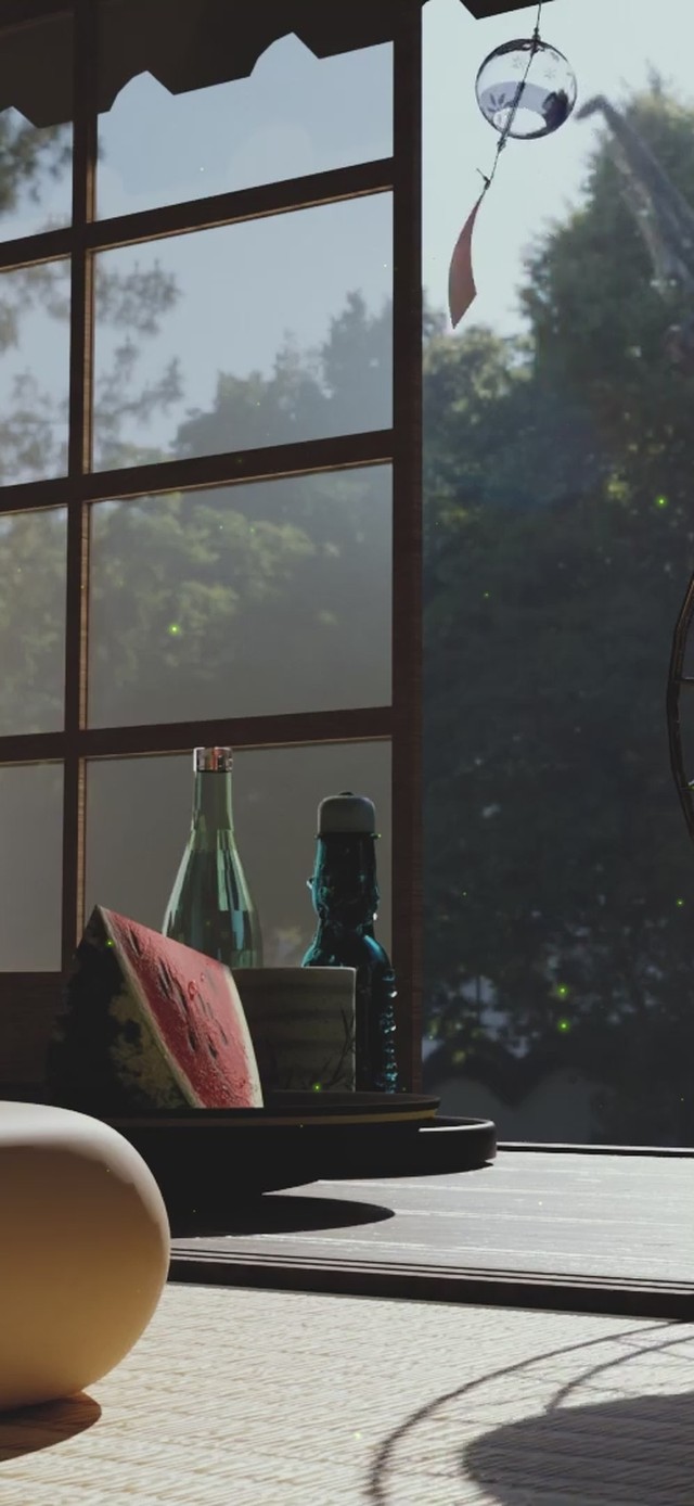 夏日庭院风铃