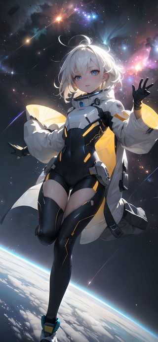 星空宇宙宇航少女